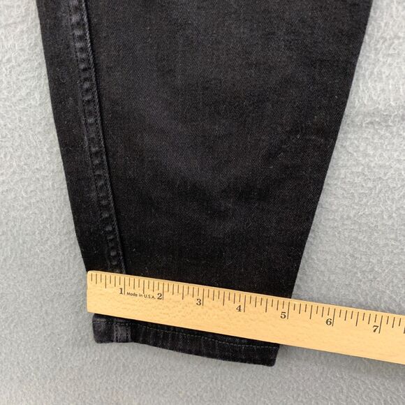 Spanx Ankle Skinny Jeans Women's Large Black Tapered Pull On 20278R - Picture 5 of 16